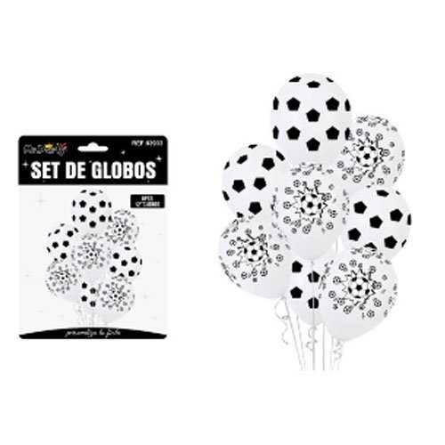 GLOBOS LATEX FUTBOL por mayor - Cotillon por mayor