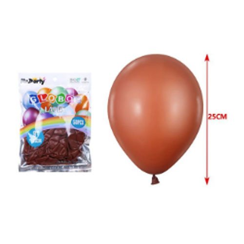 Globos latex mate cafe