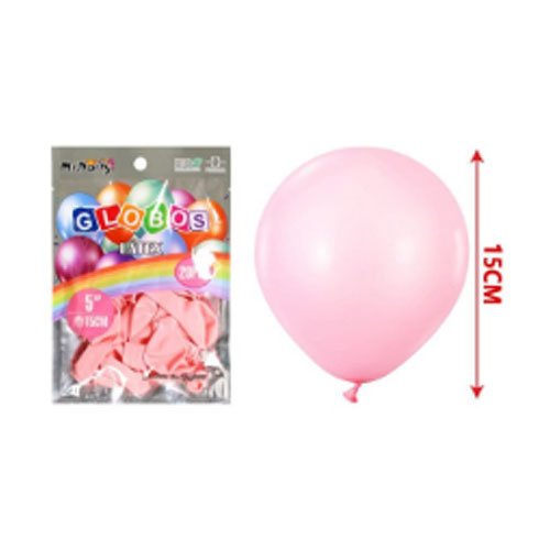 GLOBOS LATEX MATE ROSA por mayor Cotillon por mayor