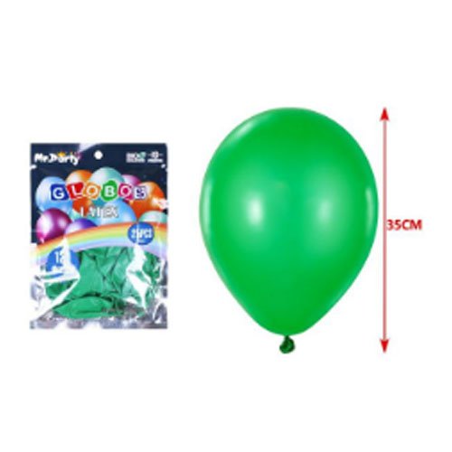 Globos latex mate verde oscuro