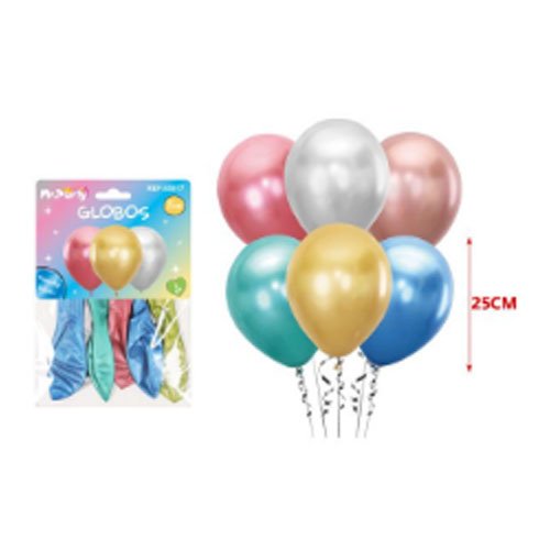 GLOBOS LATEX MITOS METALIZADOS por mayor Cotillon por mayor