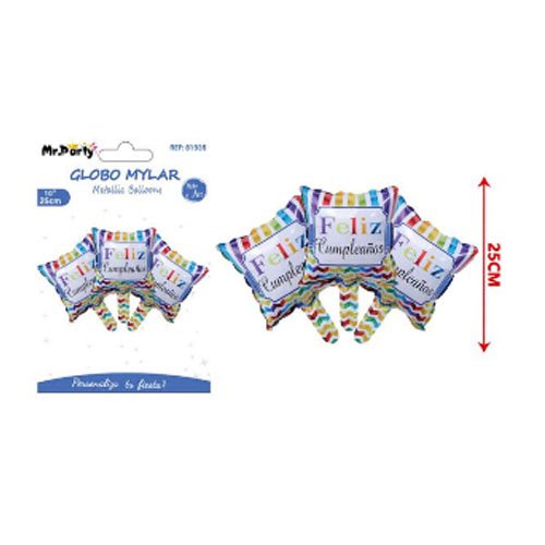Globos mylar cuadrados