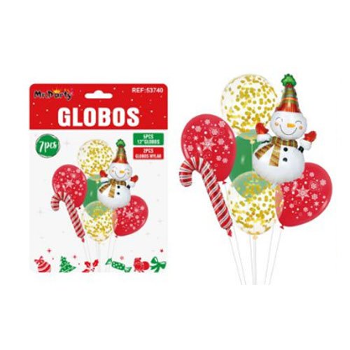 GLOBOS NAVIDEÑOS PEQUEÑOS por mayor - Navidad por mayor