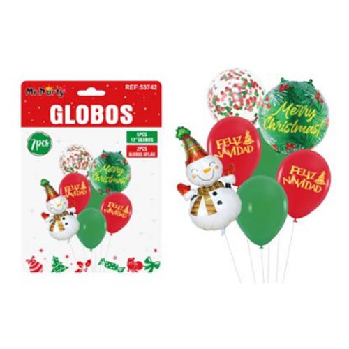 GLOBOS NAVIDEÑOS PEQUEÑOS por mayor - Navidad por mayor