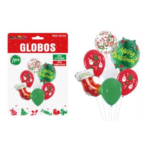 GLOBOS NAVIDEÑOS PEQUEÑOS por mayor - Navidad por mayor