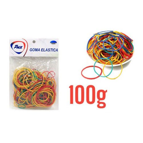 GOMA ELASTICA DE COLORES por mayor - Útiles Escolares por mayor