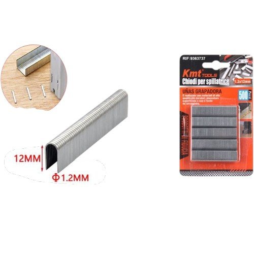 Grapas Tipo U de 1.2mm x 12mm 1.2 x 12MM por mayor en Chile