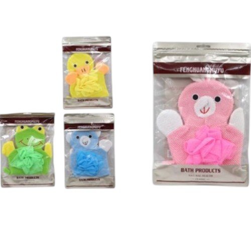 Guante de Baño Exfoliante con Diseños Animados Infantiles por mayor - Hogar por mayor