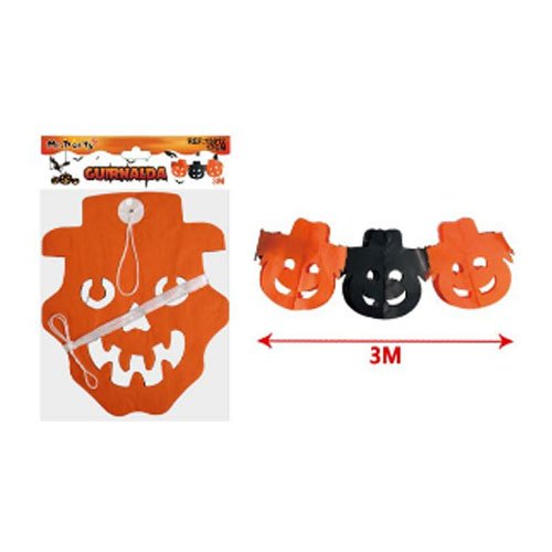 GUIRNALDA CALABAZA FANTASMA por mayor - Halloween por mayor