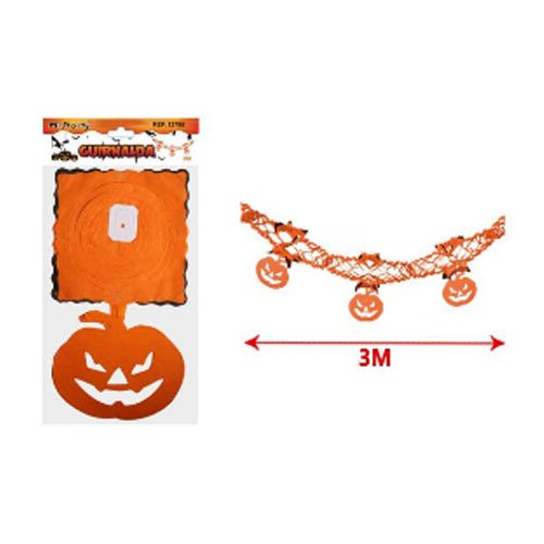 GUIRNALDA CALABAZA MALVADA por mayor - Halloween por mayor
