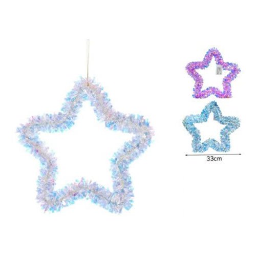 GUIRNALDA ESTRELLA COLORIDA por mayor Navidad por mayor