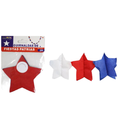 GUIRNALDA ESTRELLA  por mayor - Fiestas-Patrias por mayor