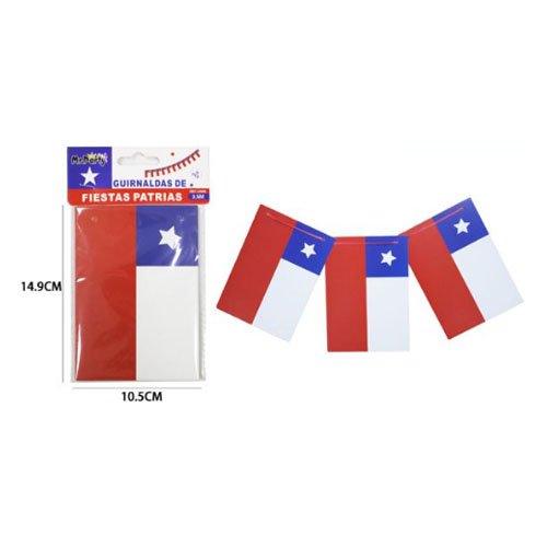 GUIRNALDA BANDERA RECTANGULAR por mayor - Fiestas-Patrias por mayor