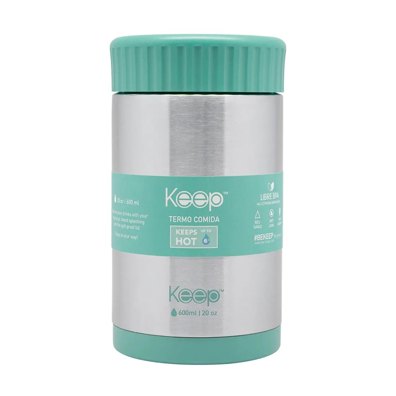 Termo comida keep colores 600 ml mayorista — imagen 2