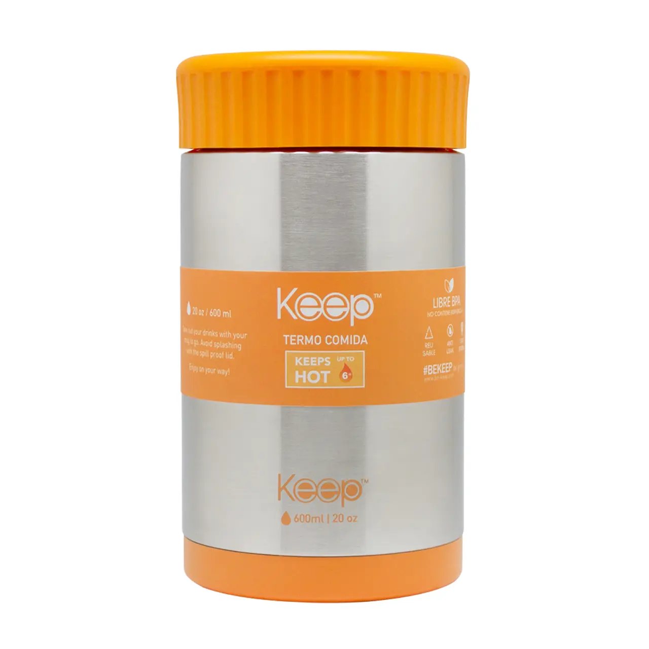 Termo comida keep colores 600 ml mayorista — imagen 4