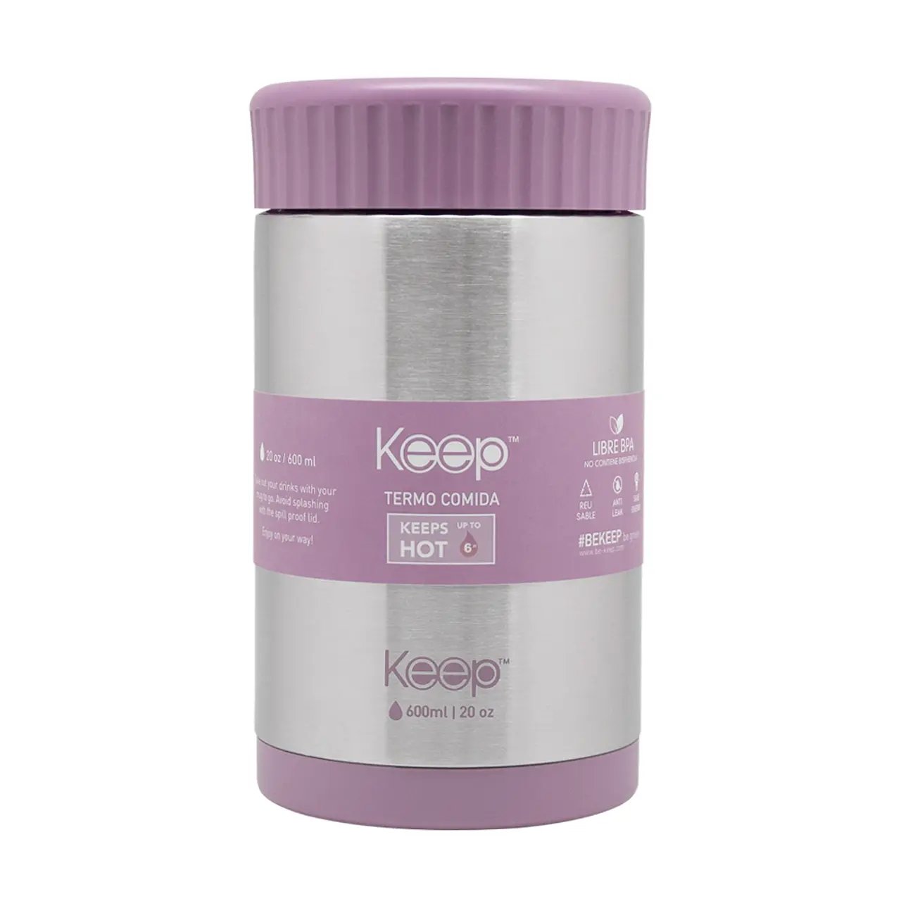 Termo comida keep colores 600 ml mayorista — imagen 6