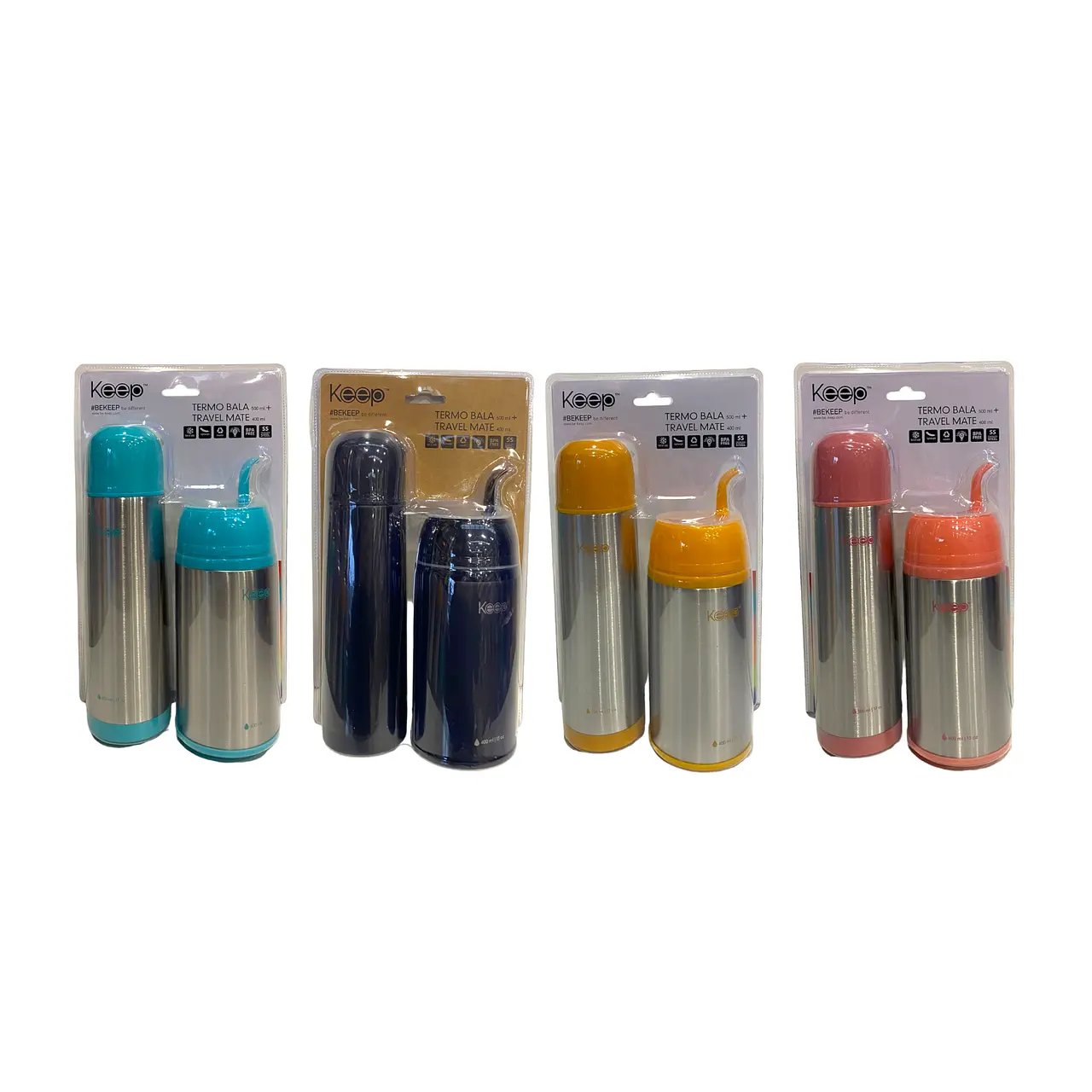 Set Termo Bala + Mate Travel Keep por mayor en Chile