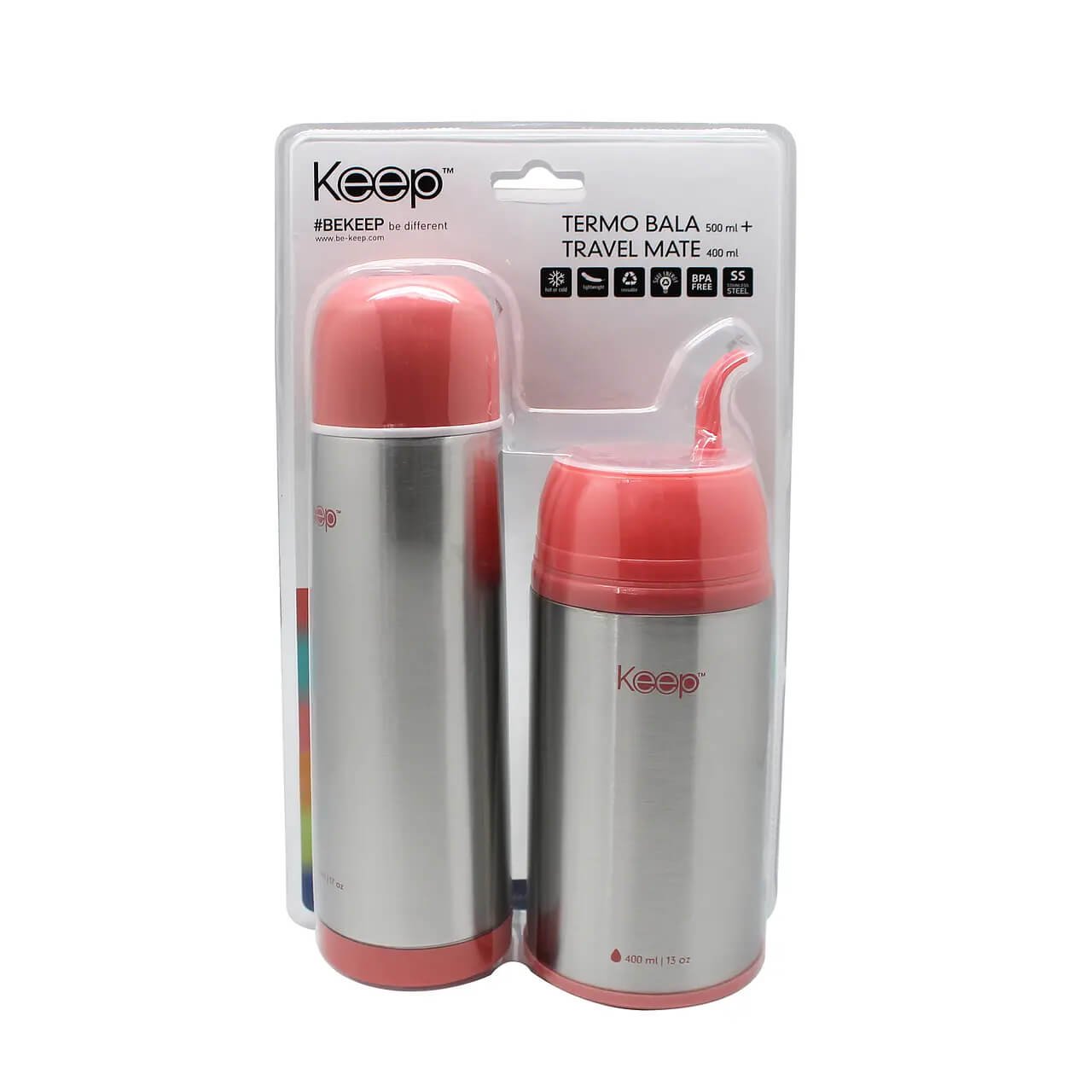 Set termo bala + mate travel keep mayorista — imagen 3