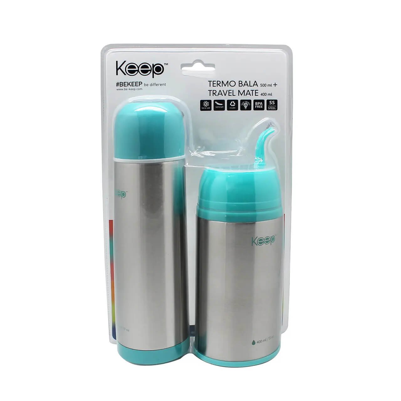 Set termo bala + mate travel keep mayorista — imagen 5