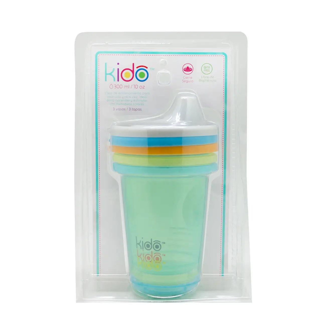 Set 3 cups reusables keep kido mayorista — imagen 5