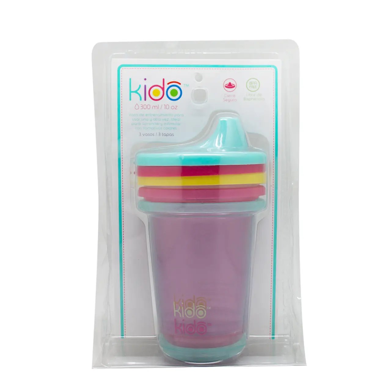 Set 3 cups reusables keep kido mayorista — imagen 9