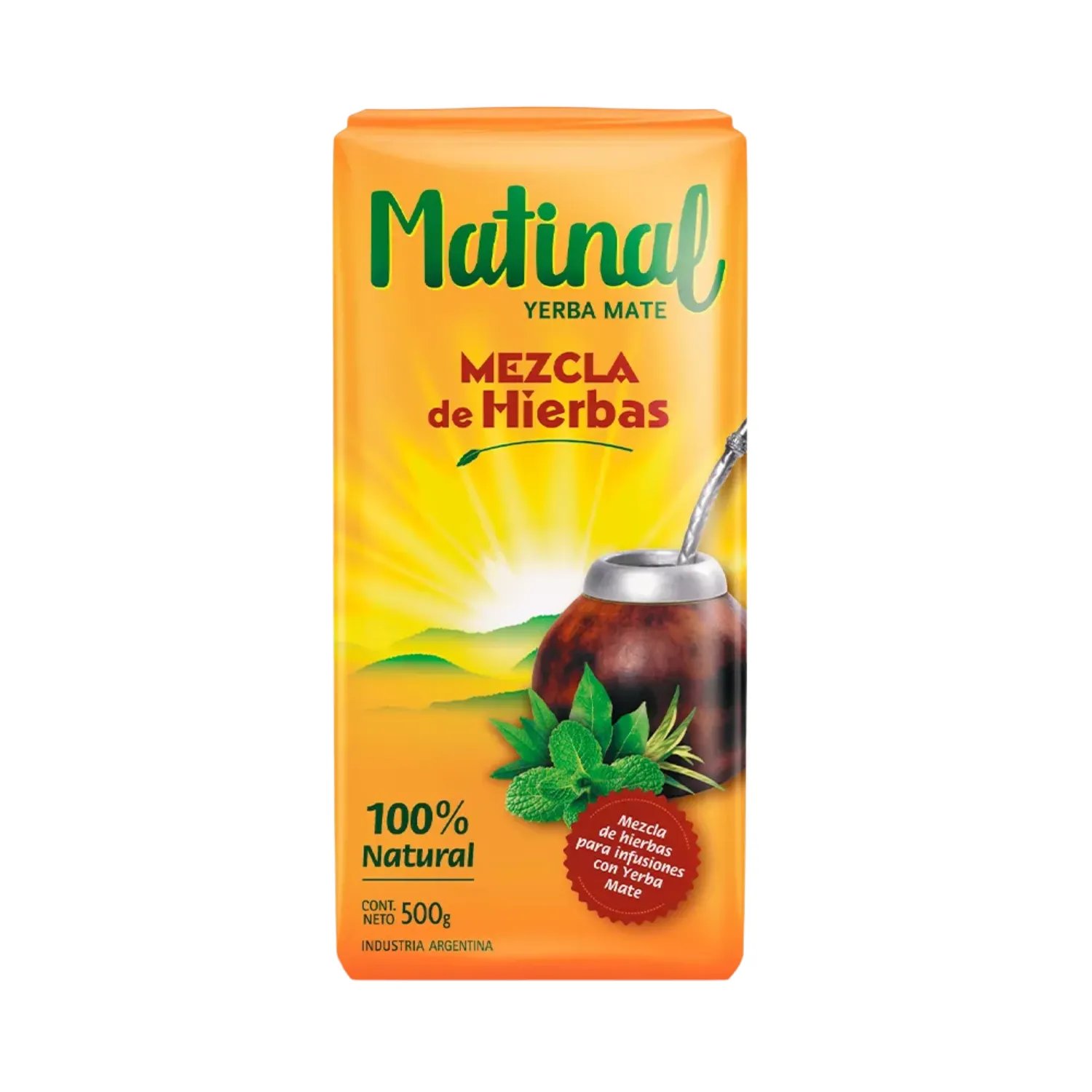Yerba mate Matinal Hierbas Serranas 500 g 500 g por mayor en Chile