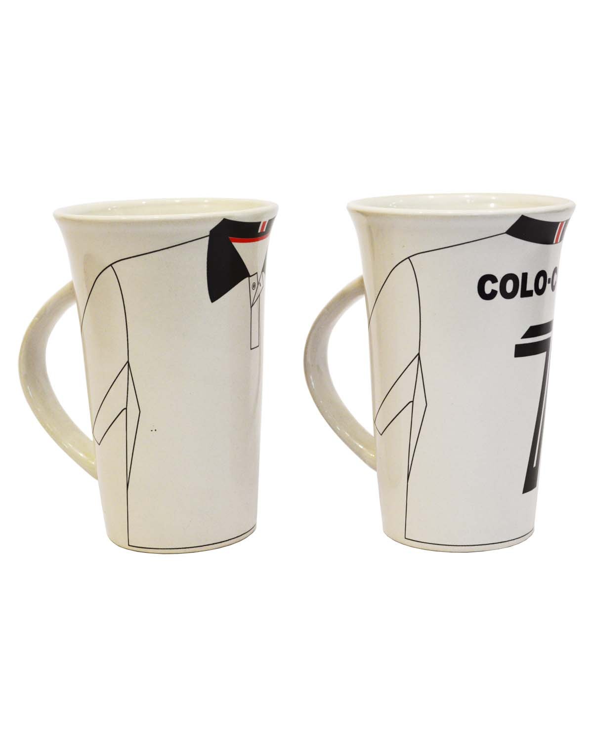 Set 2 Tazones Camiseta Colo Colo 325 ml 325 ml por mayor en Chile