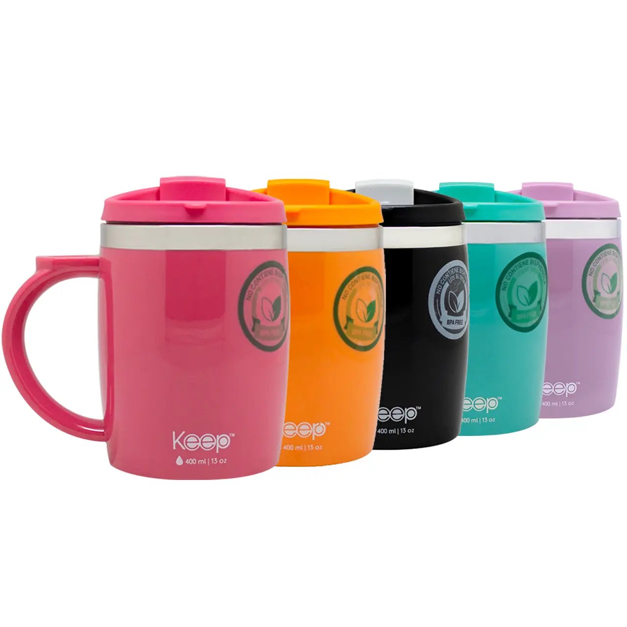 Mug Termo Keep Colores 400 Ml 400 ml por mayor en Chile