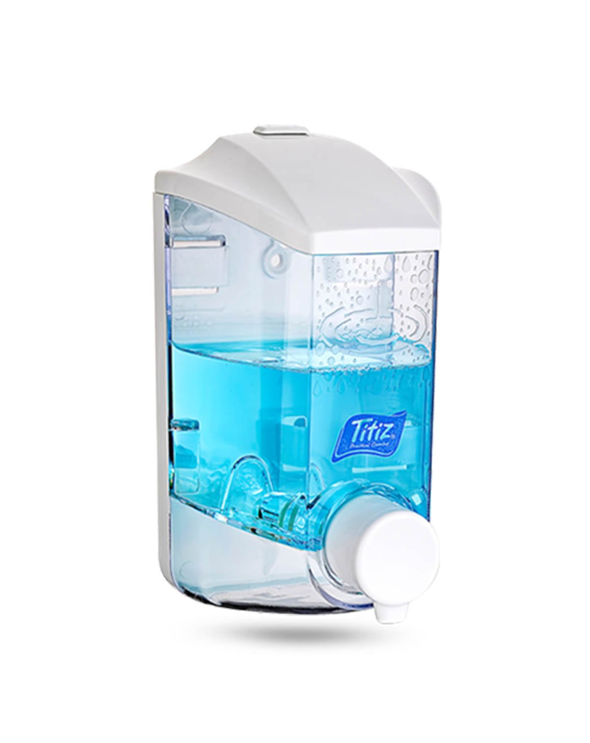 Dispensador de jabón líquido tapa blanca 400 ml TP-193 Titiz 400 ml por mayor en Chile