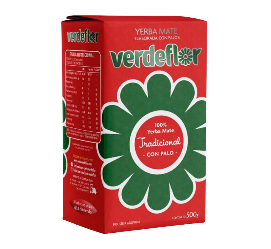 Yerba mate Verdeflor Tradicional 500 g 500 g por mayor en Chile