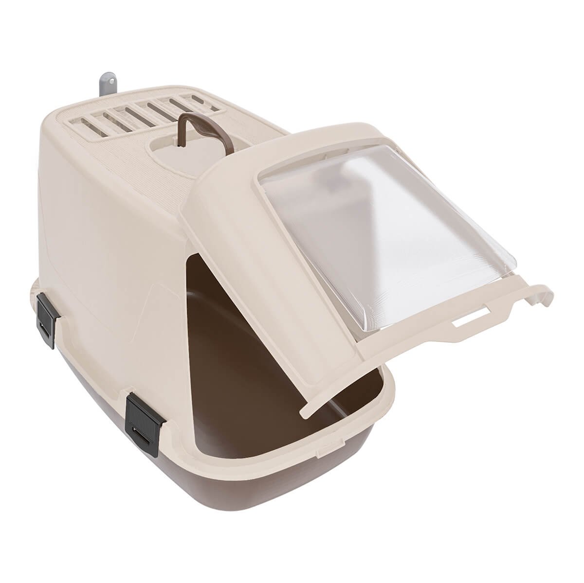 Caja de arena para gatos con colador pt-305 mayorista — imagen 2