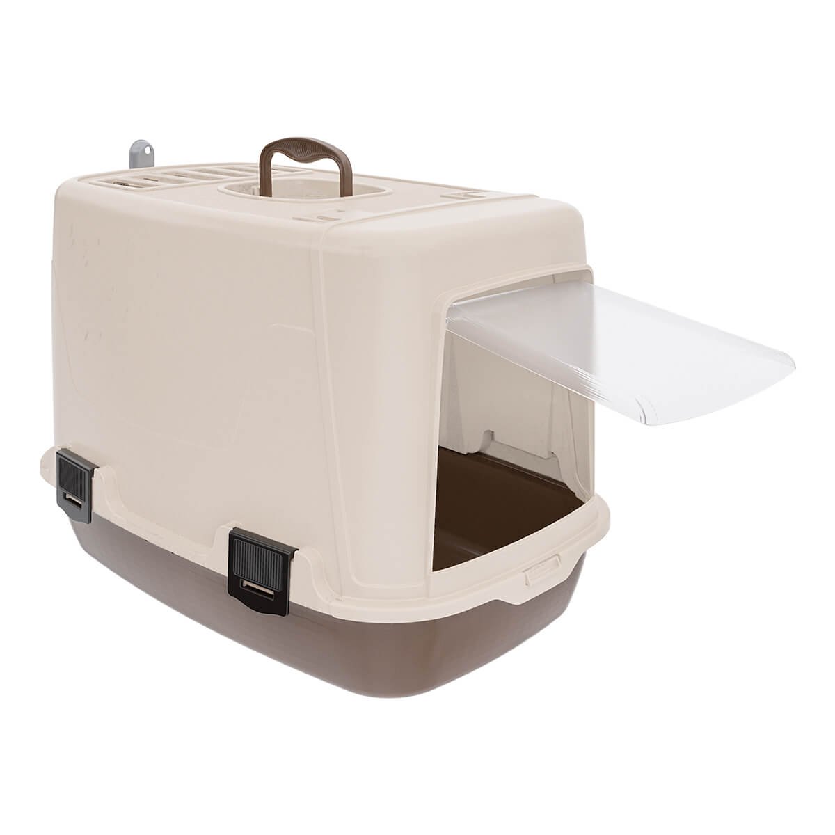 Caja de arena para gatos con colador pt-305 mayorista — imagen 4
