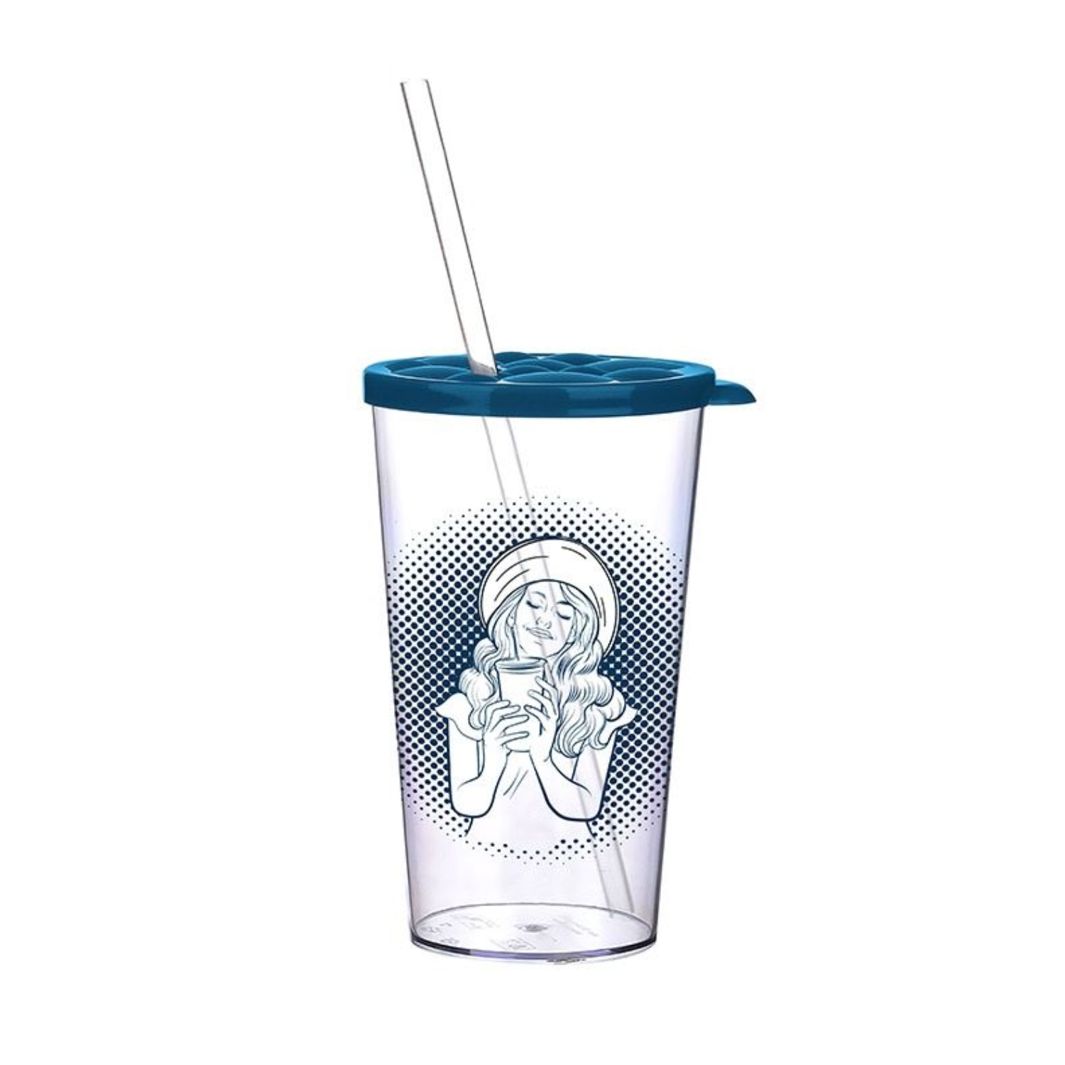 Vaso para batido c/ bombilla 700 ml ap-9449 titiz mayorista — imagen 3