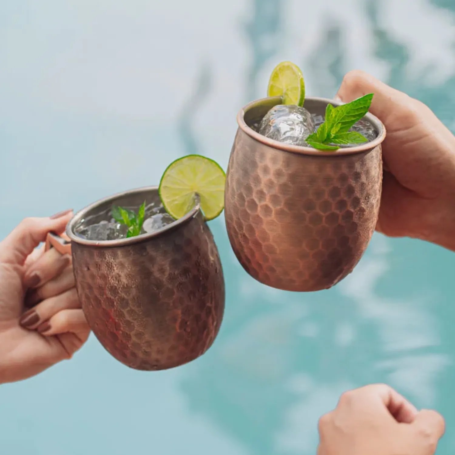 Copper mug set wayu mayorista — imagen 3