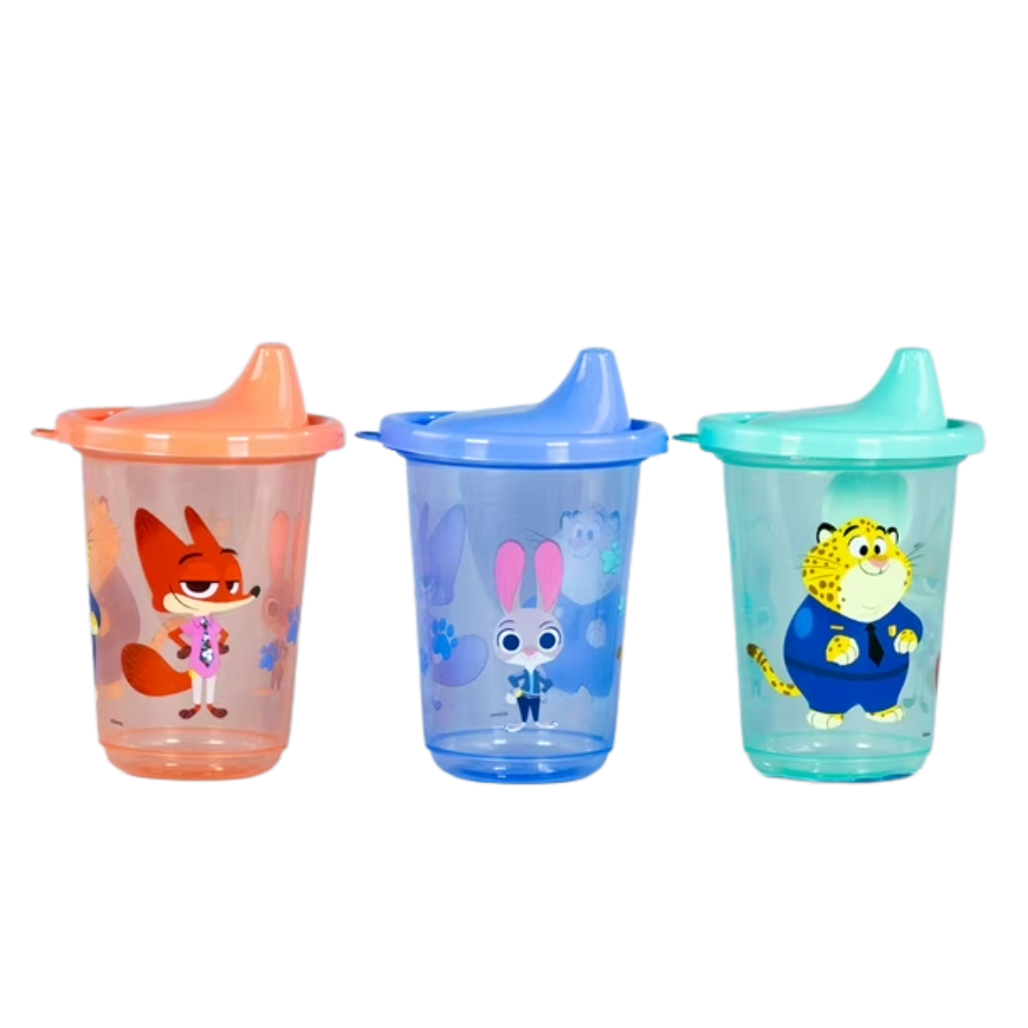 Set 3 vasos reusables zootopia mayorista — imagen 3