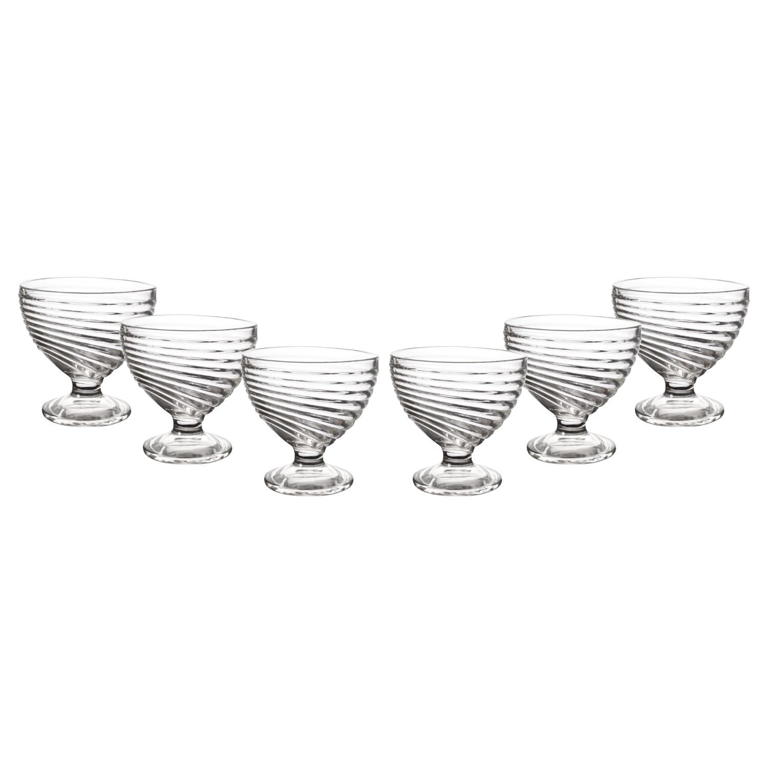 Set 6 Copas Helado Lineas 300 Cc Allegra 300 cc por mayor en Chile