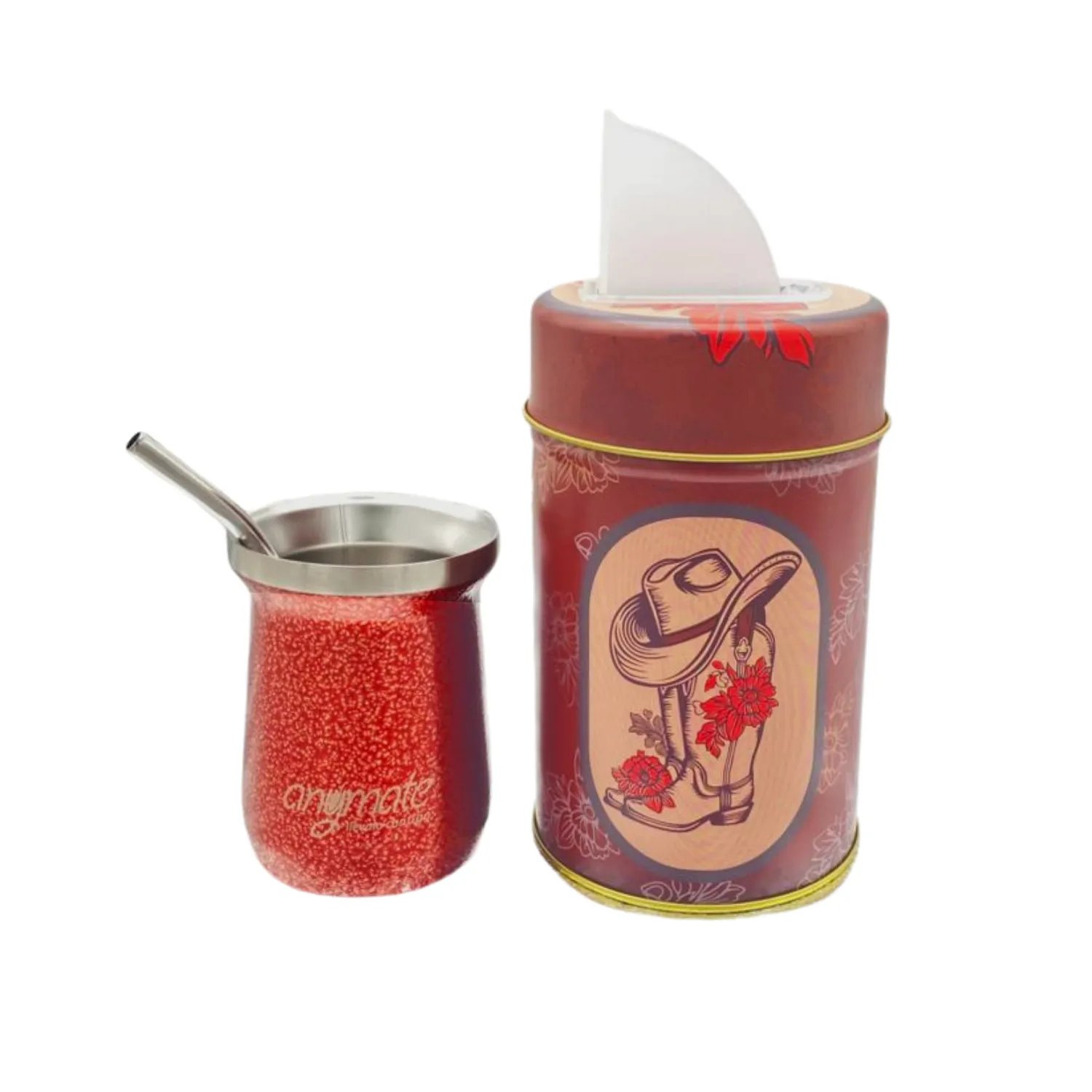 Kit country yerbera + mate + bombilla mayorista — imagen 3