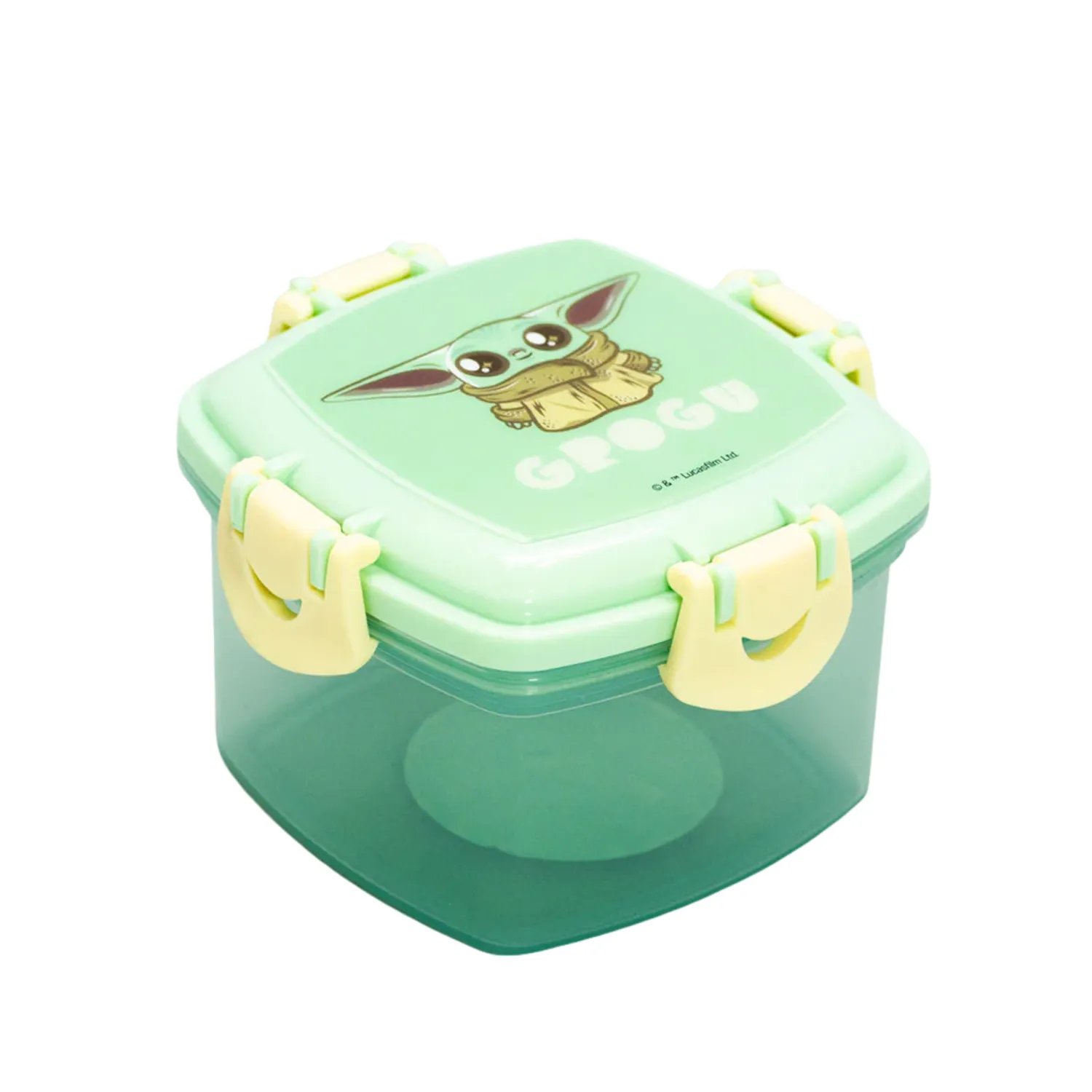 Porta snack cuadrado 360 ml grogu sw mayorista — imagen 2