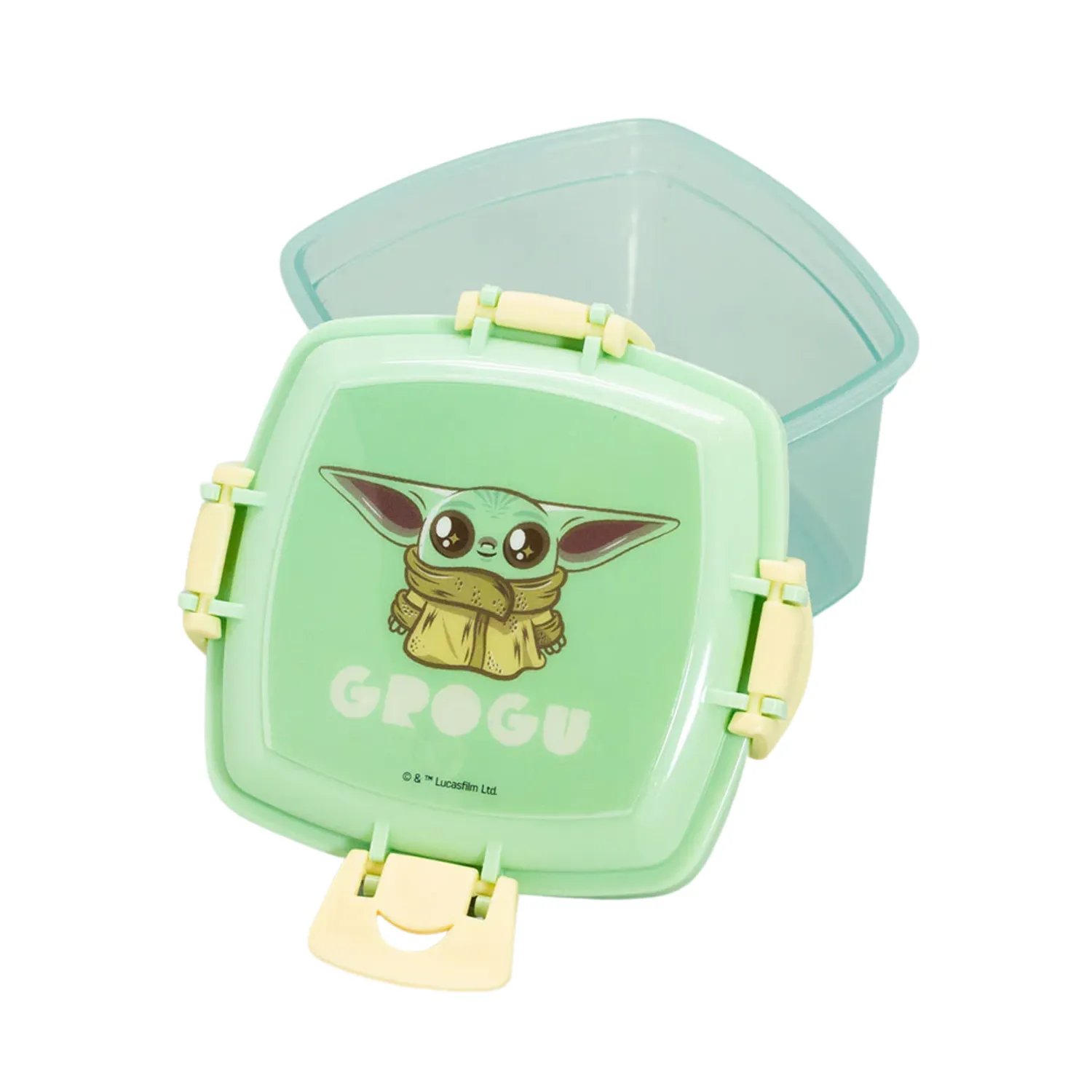 Porta snack cuadrado 360 ml grogu sw mayorista — imagen 3