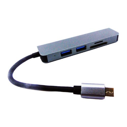 Hub Tipo C 5 En 1, 3 USB. por mayor - Electrónica por mayor