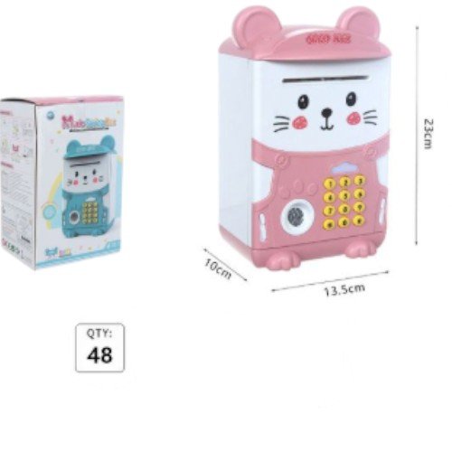 Hucha de Cajero Automático Rat Bao 006521 - Alcancía Electrónica Inteligente para Niños por mayor Hogar por mayor