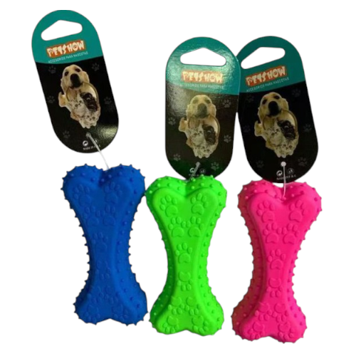 HUESO CON HUELLAS ESTAMPADAS por mayor Mascotas por mayor