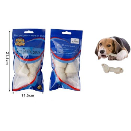 Hueso de Cartílago Blanco con Nudo para Perros por mayor - Mascotas por mayor
