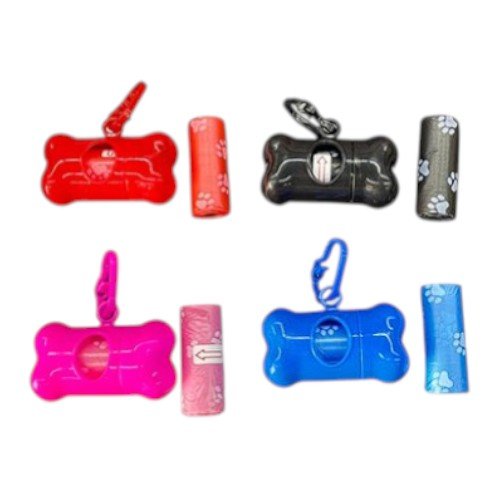 Hueso + 2 rollos de bolsas de basura impresas por mayor - Mascotas por mayor