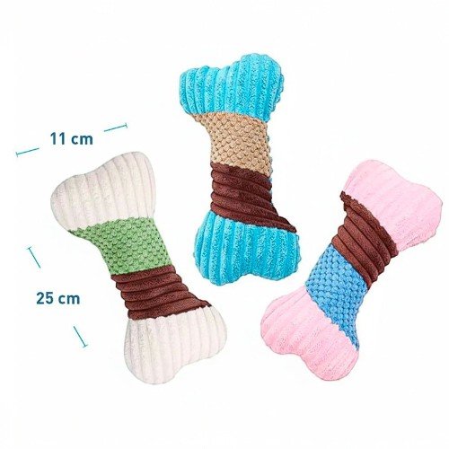 HUESOS COLORIDOS PELUCHES por mayor - Mascotas por mayor