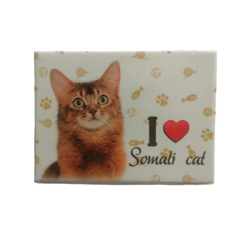 Iman de refrigerador Somali Cat por mayor - Mascotas por mayor