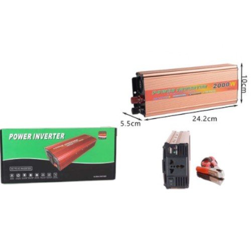 Inversor de Potencia (Power Inverter) 2000W - Convertidor de Energía de Alto Rendimiento para Vehículos por mayor - Electrónica por mayor