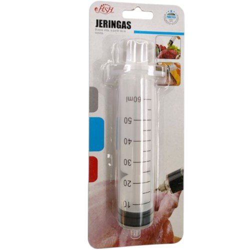 Inyector de Cocina Plástico Graduado - Capacidad 60 ml por mayor Hogar por mayor