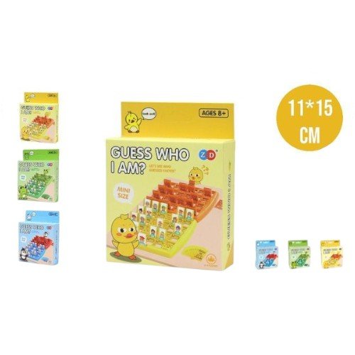 Juego de Mesa de Adivinanza de Personajes Mini  por mayor Jugueteria por mayor