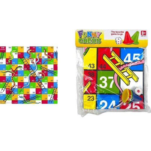 Juego de Mesa de Serpientes y Escaleras en Bolsa por mayor Jugueteria por mayor